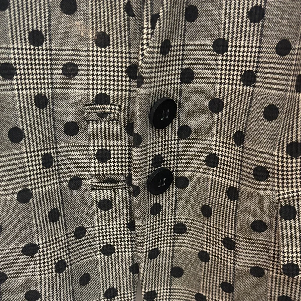 NWOT Lane Bryant Black and Tan Patterned Blazer - Picture 3 of 15